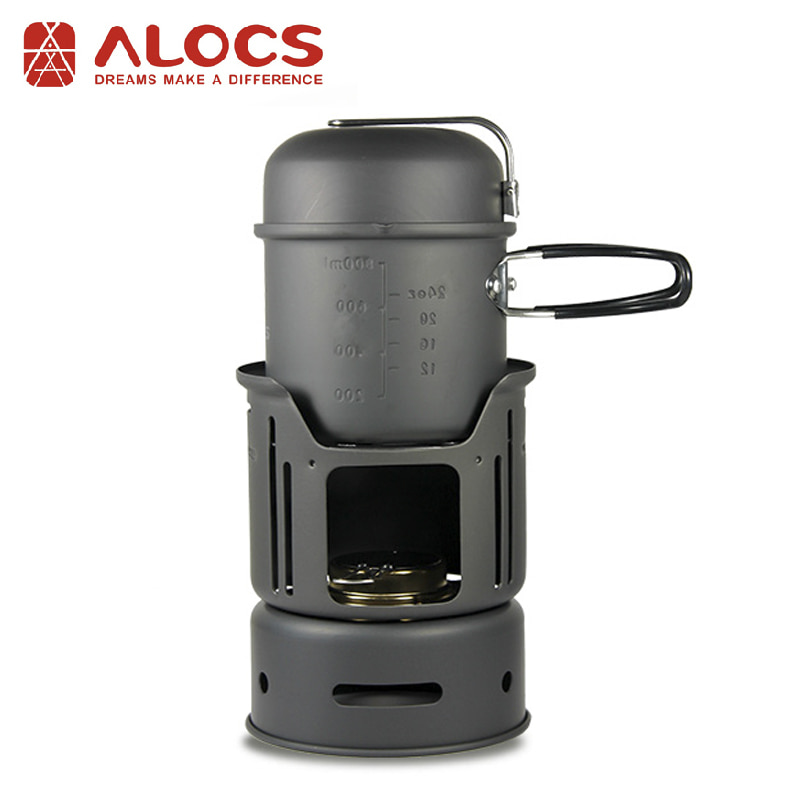 ALOCS CW-C01 알록스 가스 버너 추가 가능 캠핑 휴대용 코펠 스토브 냄비 팬